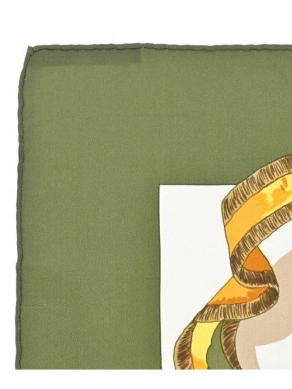 Hermes Bandana Scarf Khaki - Picture 5 of 9